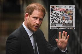 Image result for Prince Harry Phone Hacking Suit