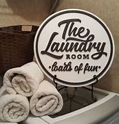 Image result for Laundry Room Funny Wood Signs