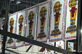 Image result for Chicago Bulls Rafter Banners