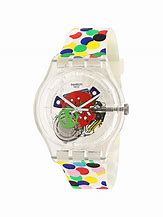Image result for Women's Swatch Watch Clear