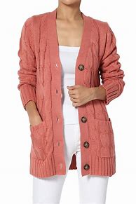 Image result for One-Button Sweaters for Women
