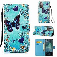 Image result for Blue Butterfly Phone Case for Nokia G21