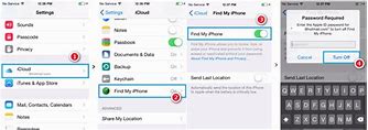 Image result for Turn Off Find My iPhone Error Message