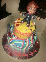 Image result for chucky head cakes
