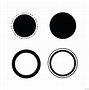 Image result for Number Circle Solid Color