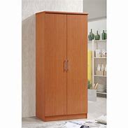 Image result for Cherry Wood Armoire with Shelves