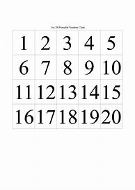 Image result for Ordering Numbers to 20
