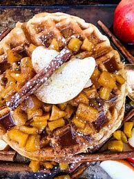 Image result for Apple Cinnamon Waffles