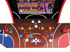 Image result for NBA Jam Arcade 1UP Stool