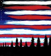 Image result for American Flag Sky Painting