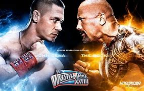 Image result for John Cena vs The Rock Wrestlemania 28