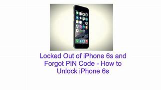 Image result for iPhone Forgot Pin