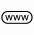 Image result for Web Icon Black and White
