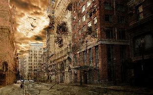 Image result for Post-Apocalyptic City Background