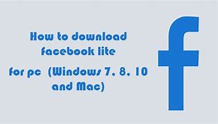 Image result for Facebook Lite Download for PC Windows 8