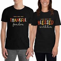 Image result for Couples Matching Thanksgiving T-Shirts