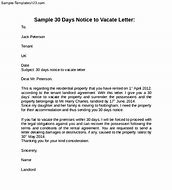 Image result for 30 Day Notice to Landlord Template