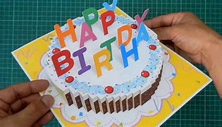 Image result for Pop Up Birthday Cake Template