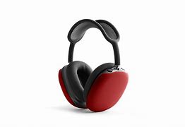 Image result for Red Air Pods Max On Man