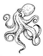 Image result for Octopus Clip Art Outline