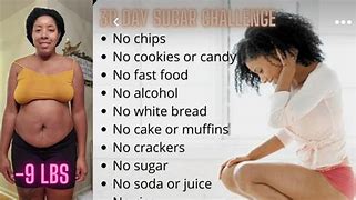 Image result for No Sugar Challenge to Lose 40 Pounds