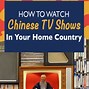 Image result for Chinese TV Screen Menu Image