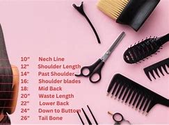 Image result for Different Hair Lengths Chart