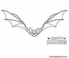 Image result for Halloween Bat Coloring