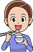 Image result for Eating Rice Clip Art