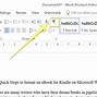 Image result for Kindle Layout Microsoft Word