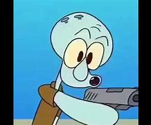 Image result for Squidward Shoots Spongebob