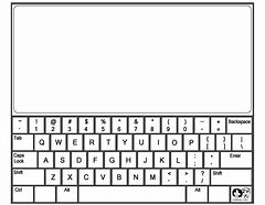 Image result for Blank Keyboard for School