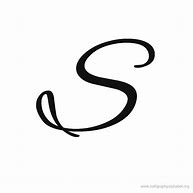 Image result for Calligraphy Letter Lowercase S