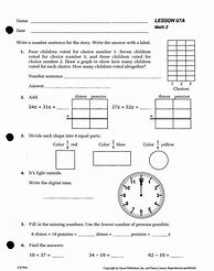Image result for Saxon Math Grade 2 Worksheets