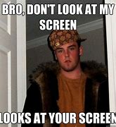 Image result for Looking at Screen Meme