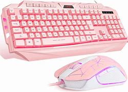 Image result for Pink Backlit Wireless Keyboard