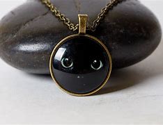 Image result for Black Cat Necklace