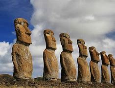 Image result for Who Put the Statues On Easter Island