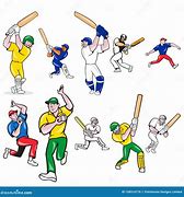 Image result for Cartoon Cricket Player
