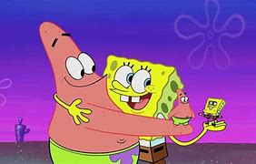 Image result for Spongebob and Patrick Hug