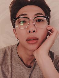 Image result for BTS RM with Glasses