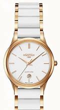 Image result for Rose Gold Watch with White Ceramic Band
