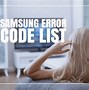 Image result for Samsung TV Trouble Codes
