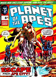 Image result for Escape From the Planet of the Apes Marvel UK