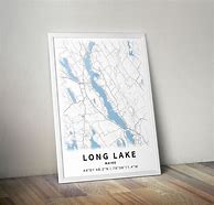 Image result for Long Lake Maine Map of Towns