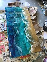 Image result for Pour Acrylic Resin Art