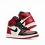 Image result for Red and Black Air Jordan Shoes