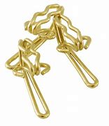 Image result for Brass Curtain Hooks