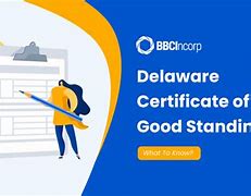 Image result for Certificate of Good Standing Delaware
