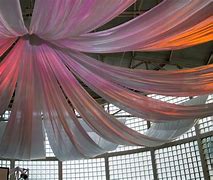 Image result for Fabric Hanging From Ceiling